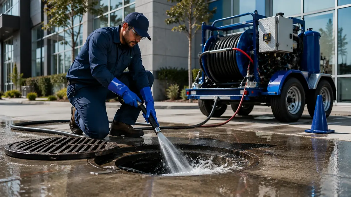 Commercial Hydro Jet Drain Cleaning in Oak Park