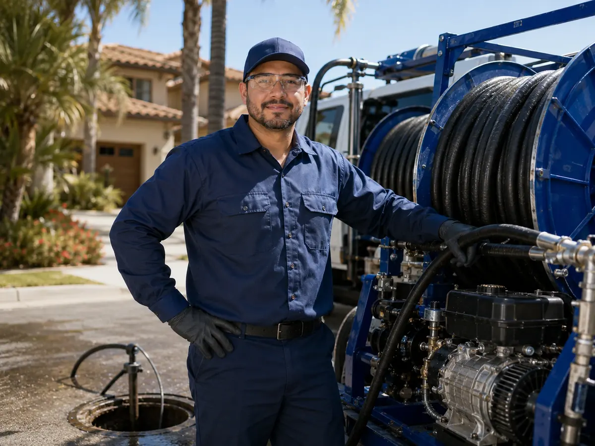 Hydro jet sewer cleaning in Oak Park