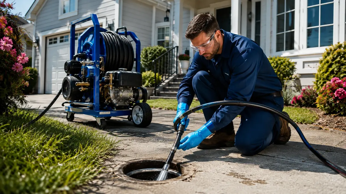 Residential Hydro Jet Drain Cleaning in Oak Park