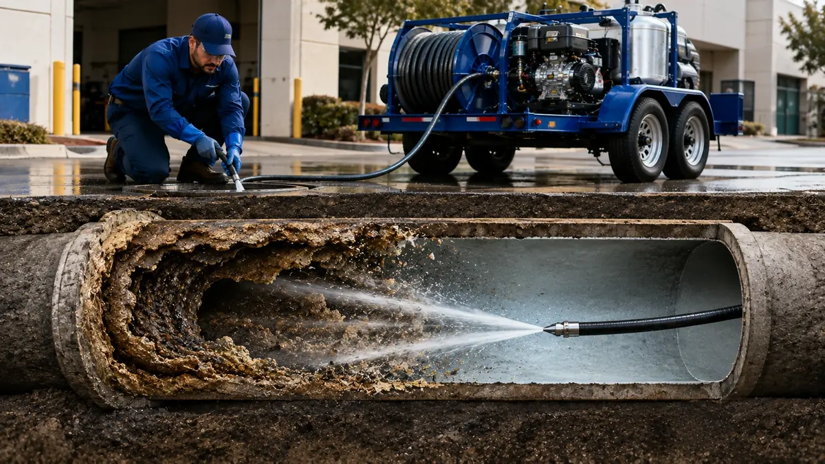 Sewer Pipe Descaling in Oak Park
